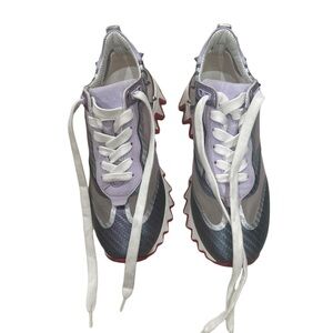 Purple/lilac leather sneaker from Christian Louboutin